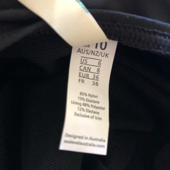 Sea Level Swim Australia Essentials Square Neck Swim Dress - Picture 9 of 9